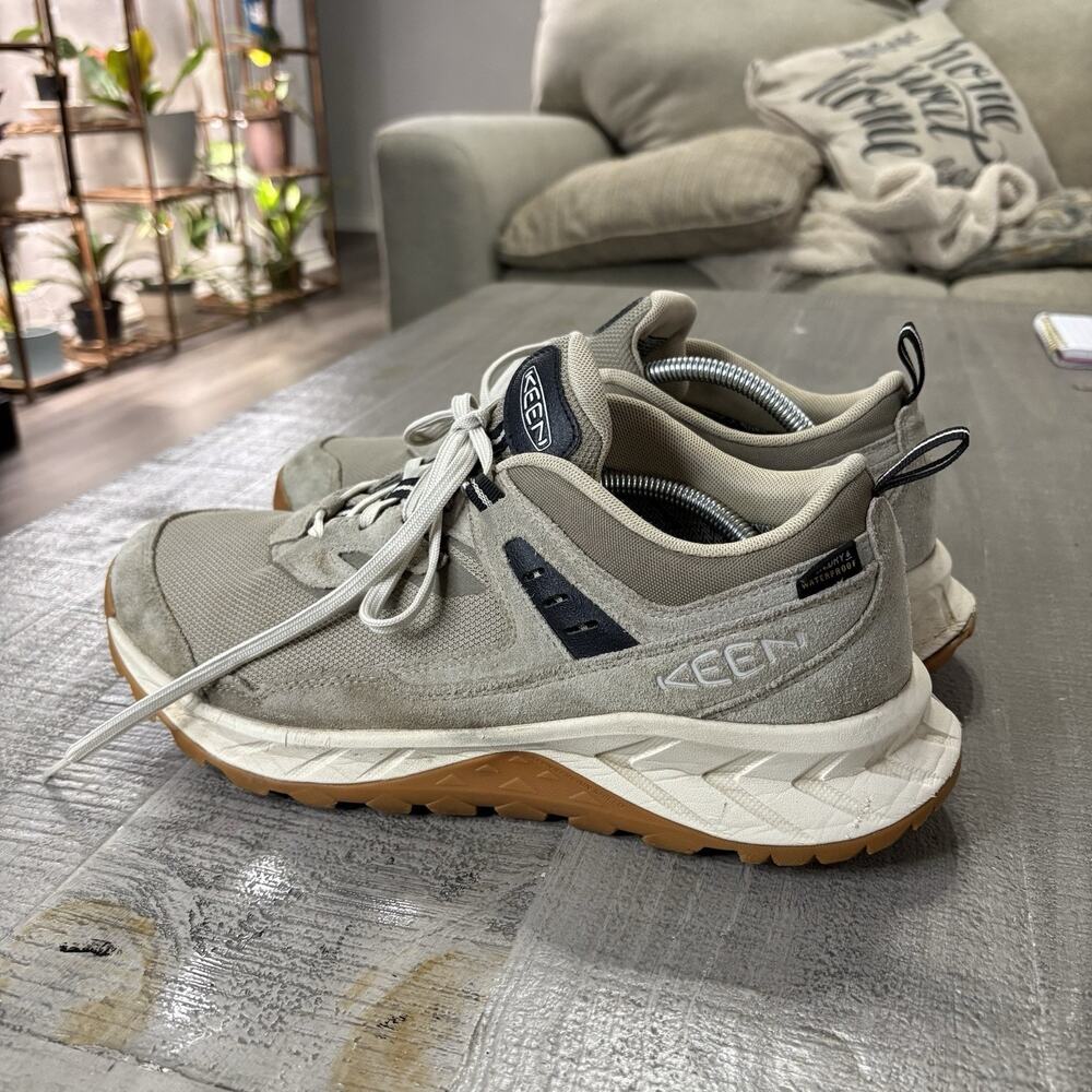 KEEN Men's Hightrail Waterproof Hiking Shoes Gray Beige US Size 11W